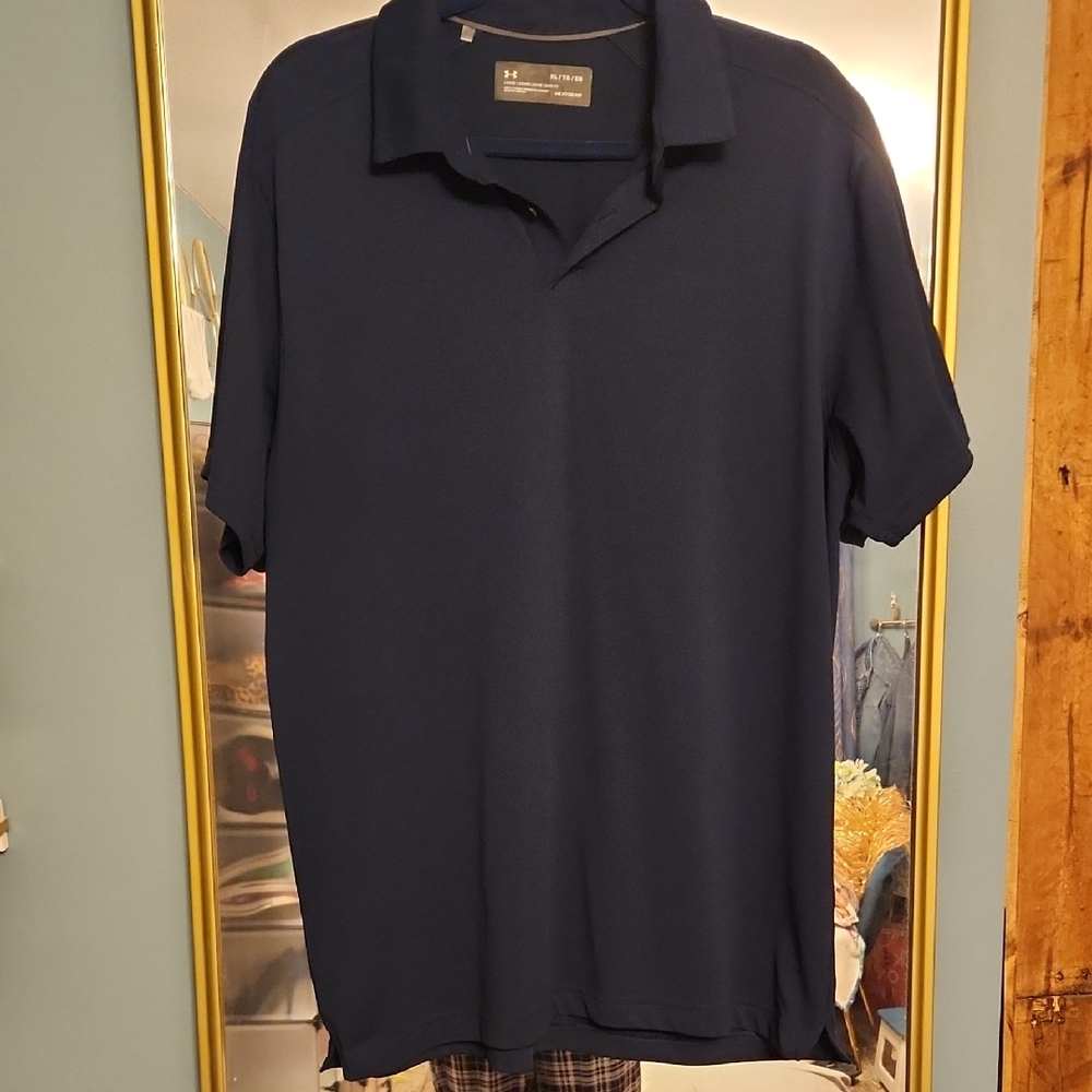 Under Armour Blue Polo Shirt Casual Comfort